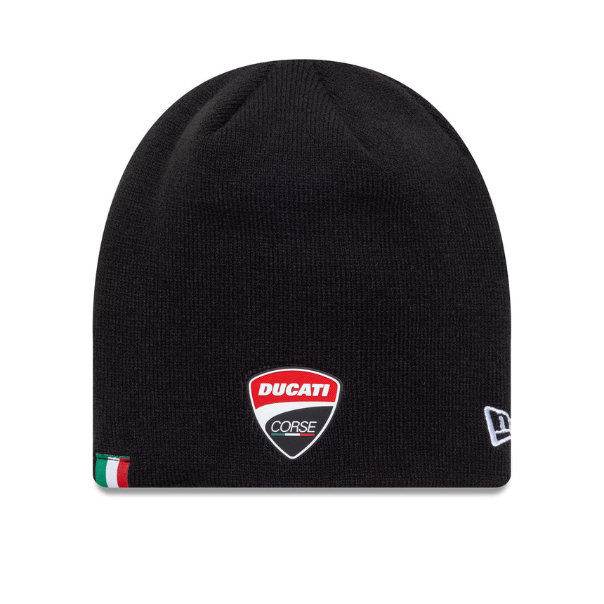 Gorro Ducati, logotipo de goma, New Era, negro