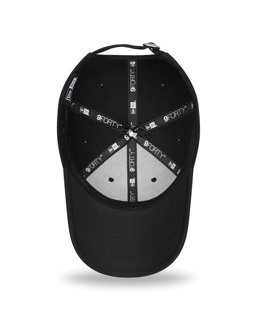 Gorra de los Yankees de Nueva York, New Era, 9FORTY, contorno pop, negro