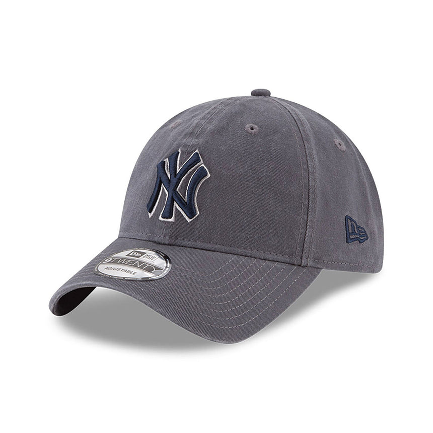 Gorra de los Yankees de Nueva York, New Era, Core, gris
