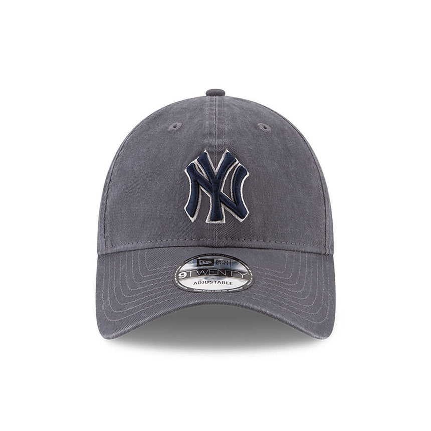 Gorra de los Yankees de Nueva York, New Era, Core, gris