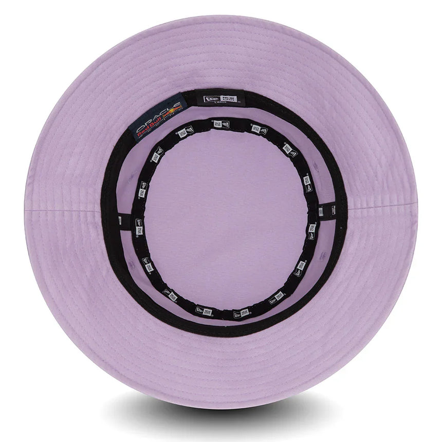 Sombrero de cubo Red Bull, New Era, estacional, pastel, púrpura