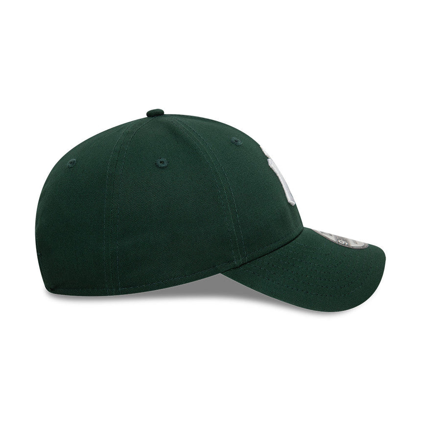 Gorra de los Yankees de Nueva York, New Era, 9FORTY, esencial, verde oscuro