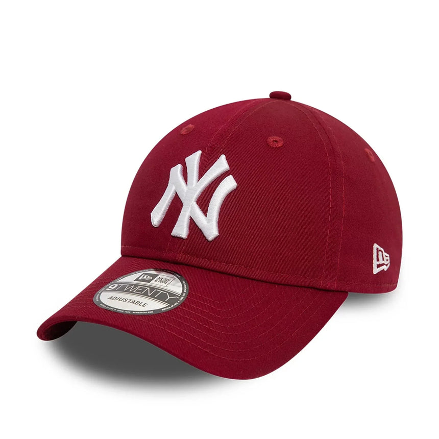 Gorra de los Yankees de Nueva York, New Era, 9TWENTY, esencial, granate