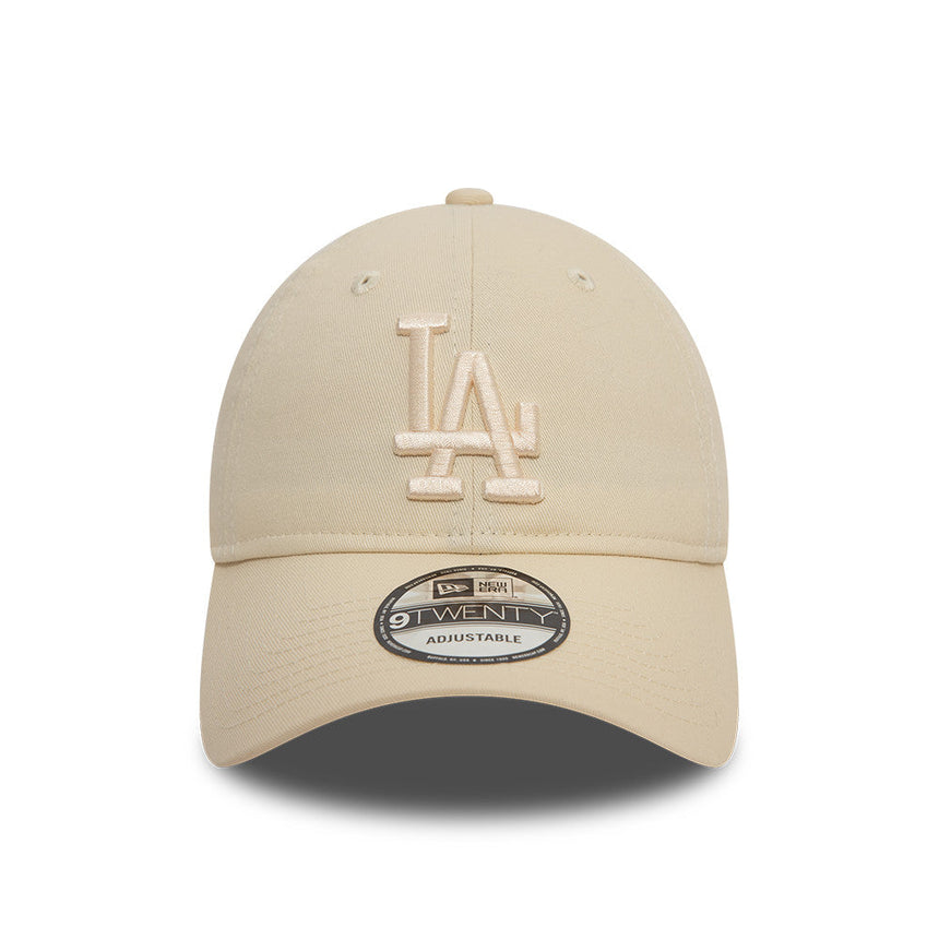Gorra de los Dodgers de Los Ángeles, New Era, 9TWENTY, essential, beige