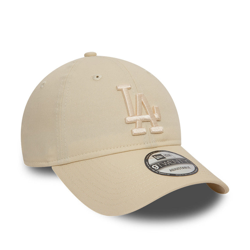 Gorra de los Dodgers de Los Ángeles, New Era, 9TWENTY, essential, beige
