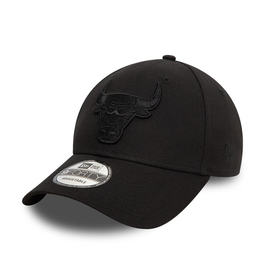 Gorra Chicago Bulls, New Era, 9FORTY, esencial, negro total