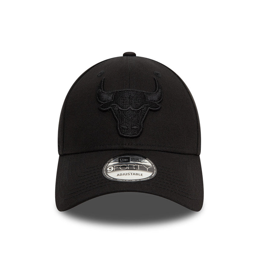 Gorra Chicago Bulls, New Era, 9FORTY, esencial, negro total
