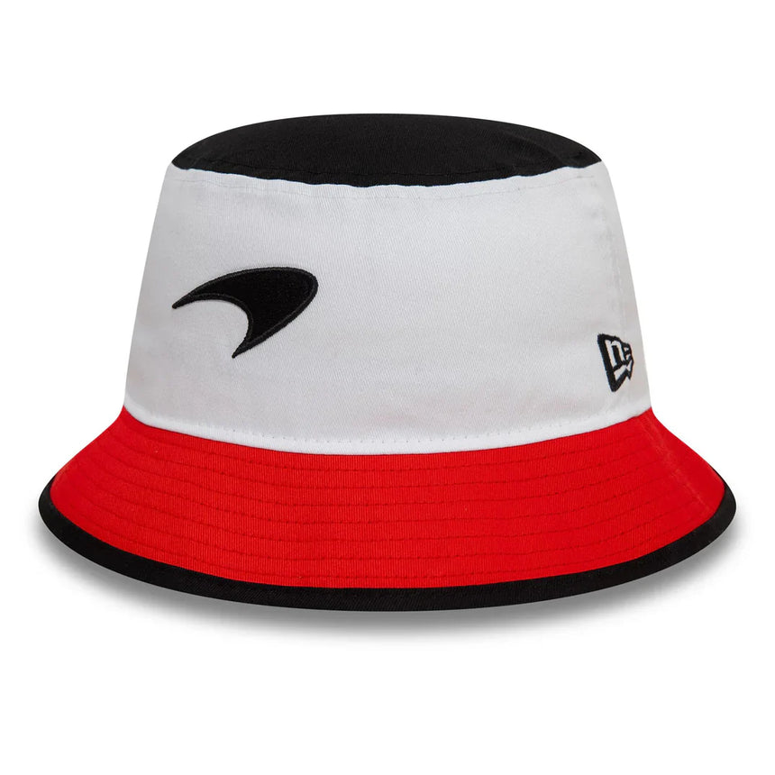 McLaren New Era Monaco Fitted Bucket Hat, Rot