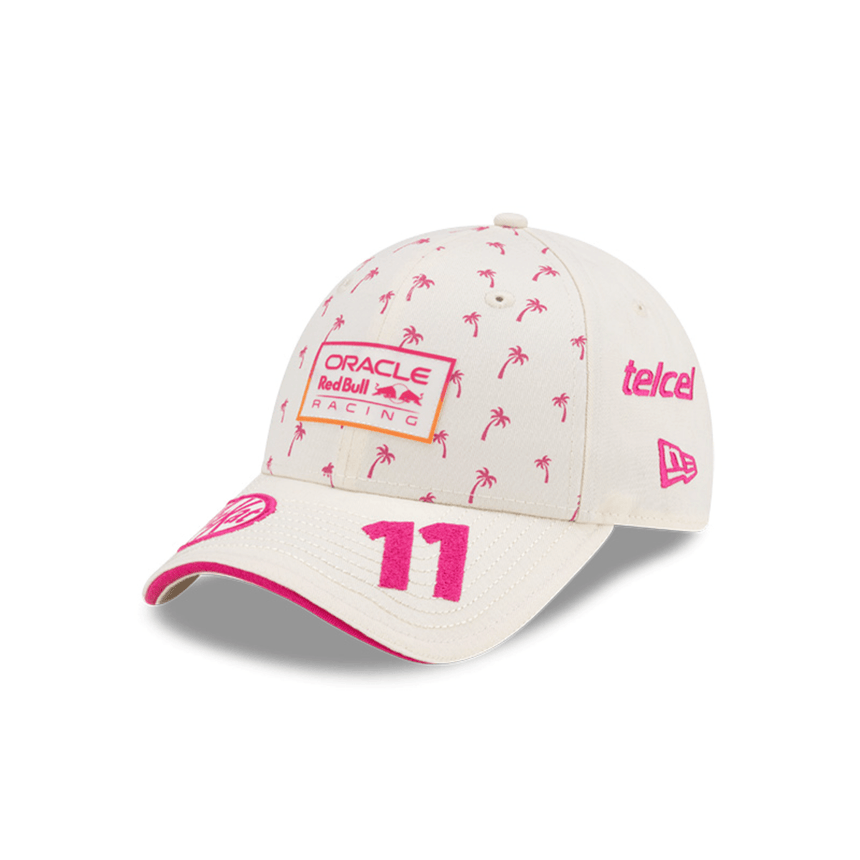 Gorra Red Bull, New Era, 9FORTY, Sergio Perez, Miami SE, blanca