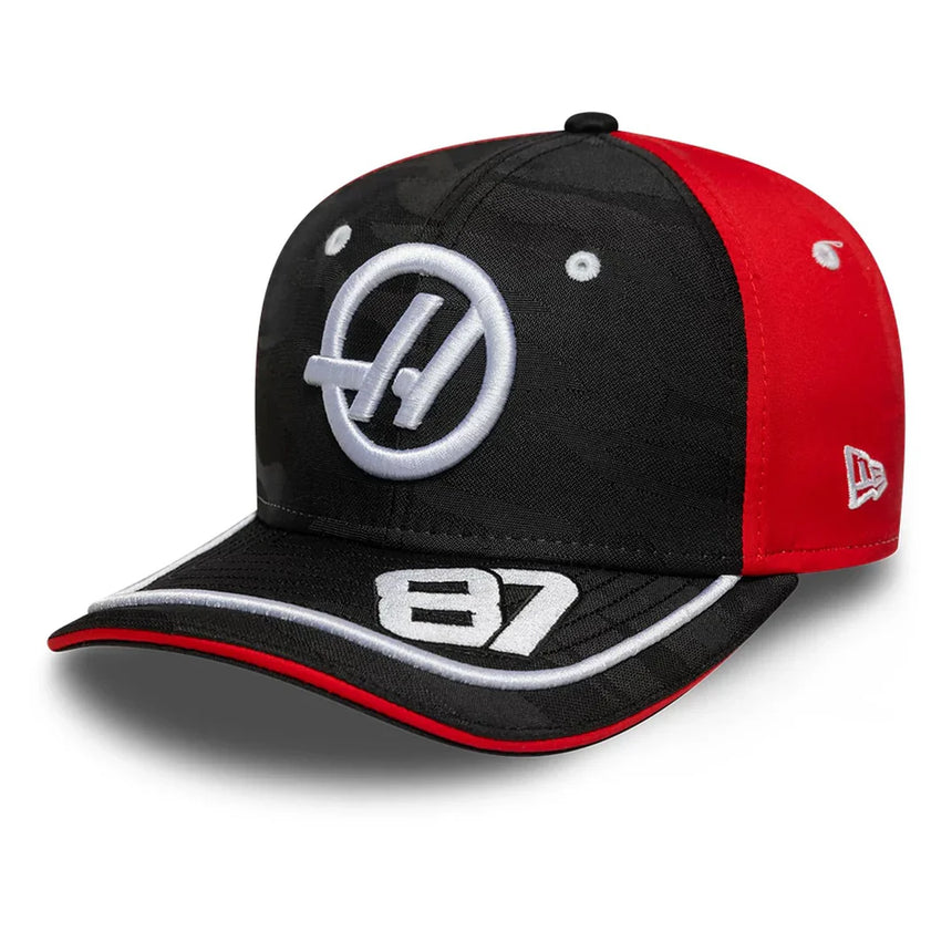Gorra de béisbol Haas F1, Infantil, Oliver Bearman, New Era, 9SEVENTY SS, negra 🔥