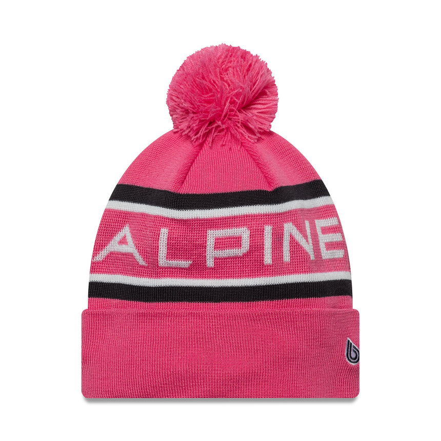 Gorro Alpine con puño acanalado, New Era, rosa