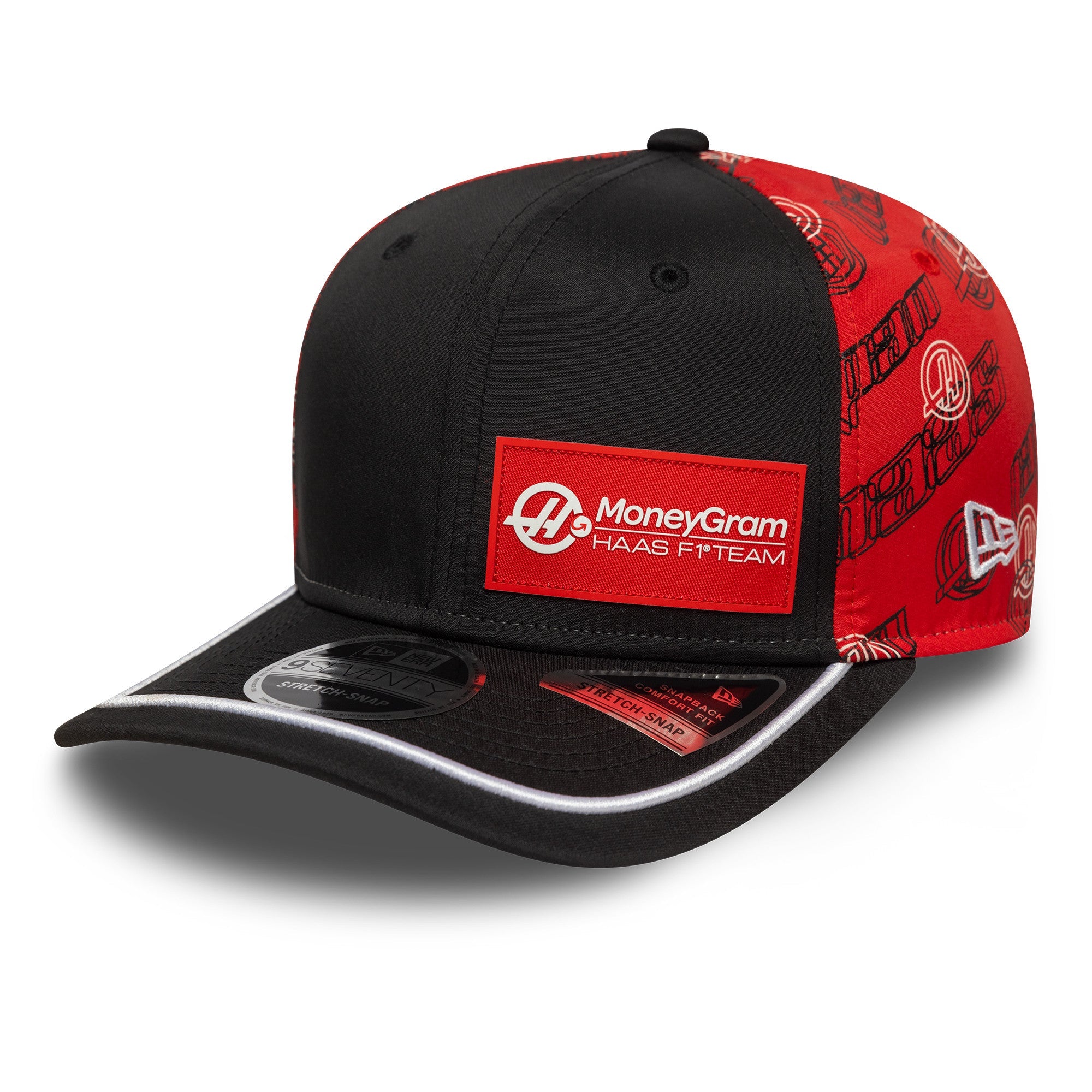 Gorra de béisbol Haas F1, Japón, New Era, 9SEVENTY SS, negra 🔥
