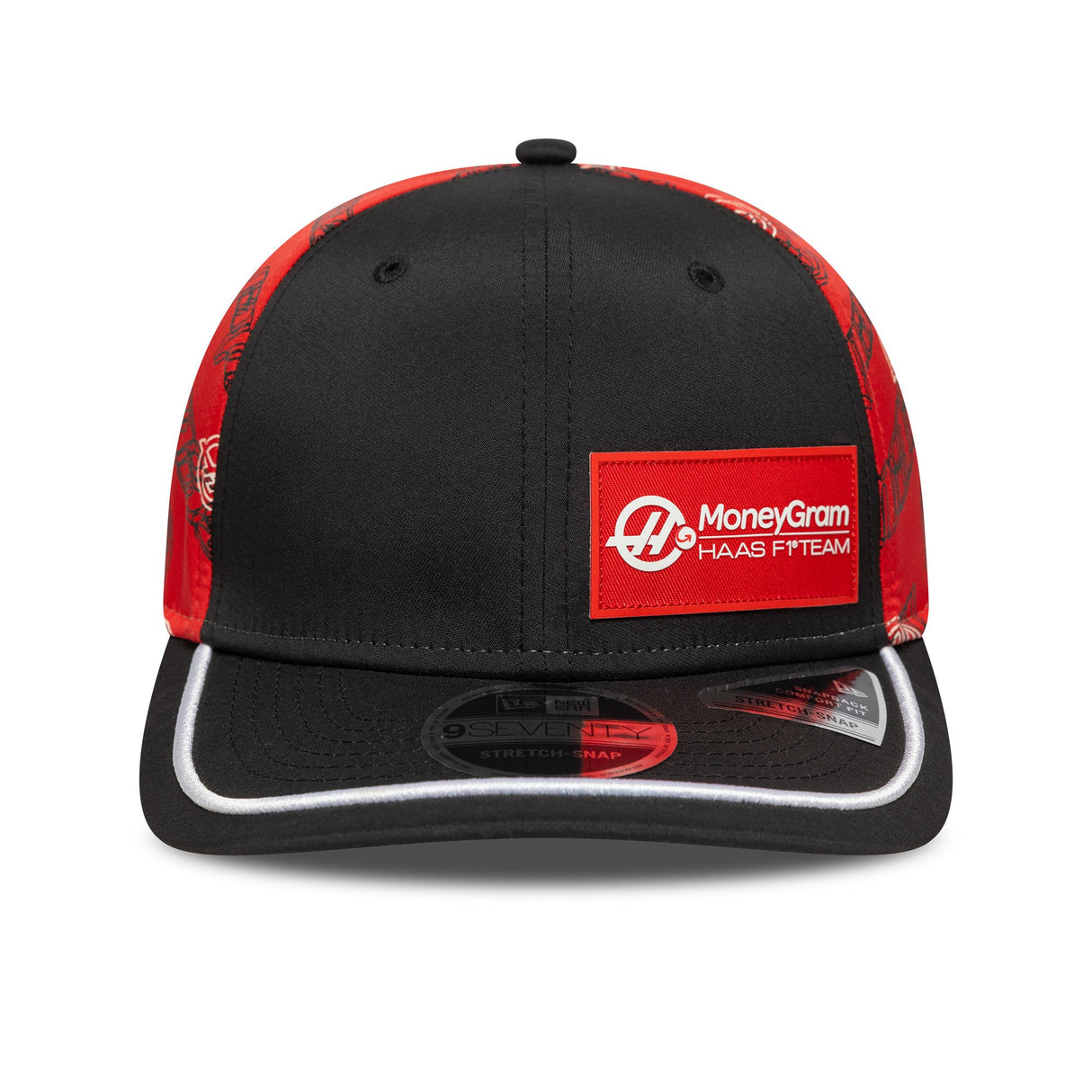 Gorra de béisbol Haas F1, Japón, New Era, 9SEVENTY SS, negra 🔥