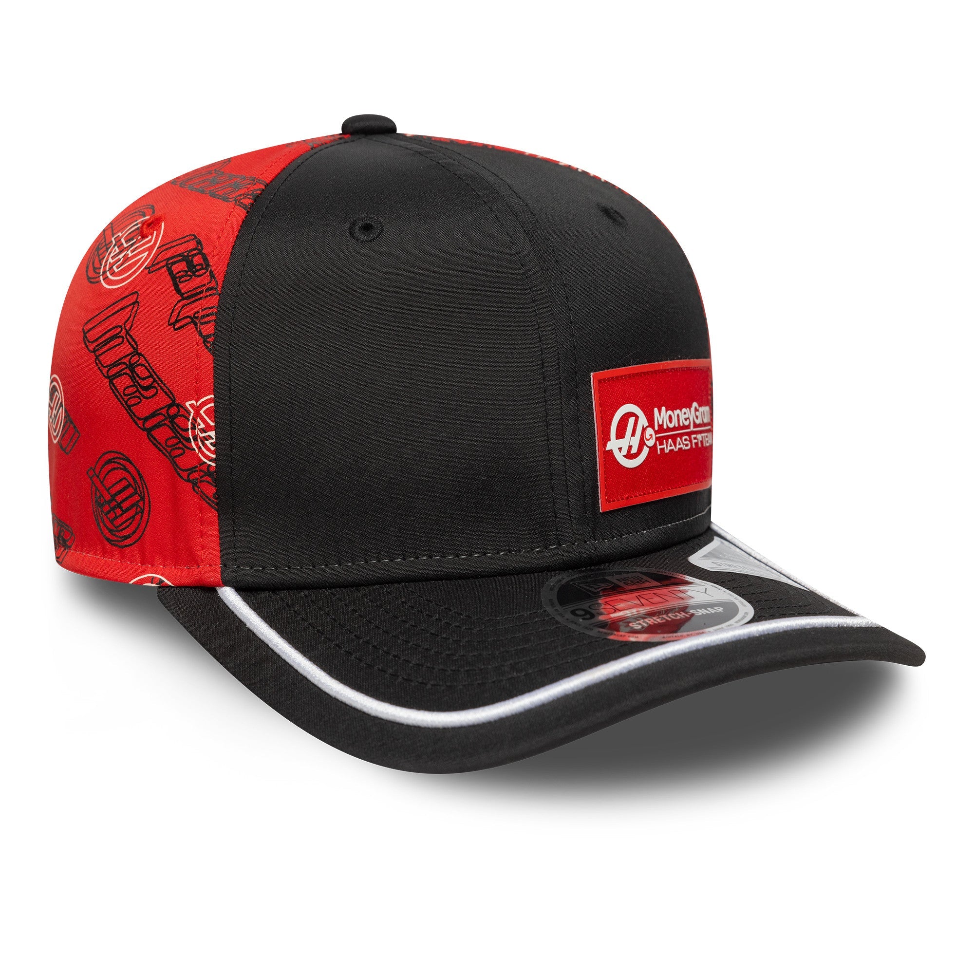 Gorra de béisbol Haas F1, Japón, New Era, 9SEVENTY SS, negra 🔥