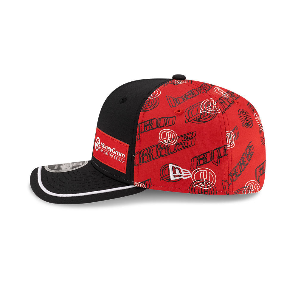 Gorra de béisbol Haas F1, Japón, New Era, 9SEVENTY SS, negra 🔥