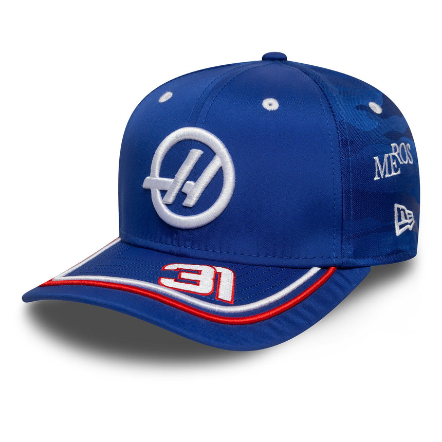 Haas F1 Silverstone Esteban Ocon New Era 9SEVENTY SS Baseballkappe, mehrfarbig