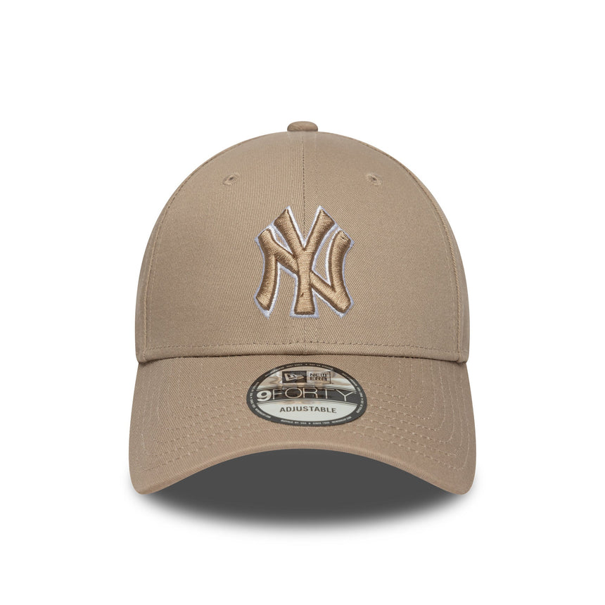 Gorra de los New York Yankees, New Era, 9FORTY, marrón