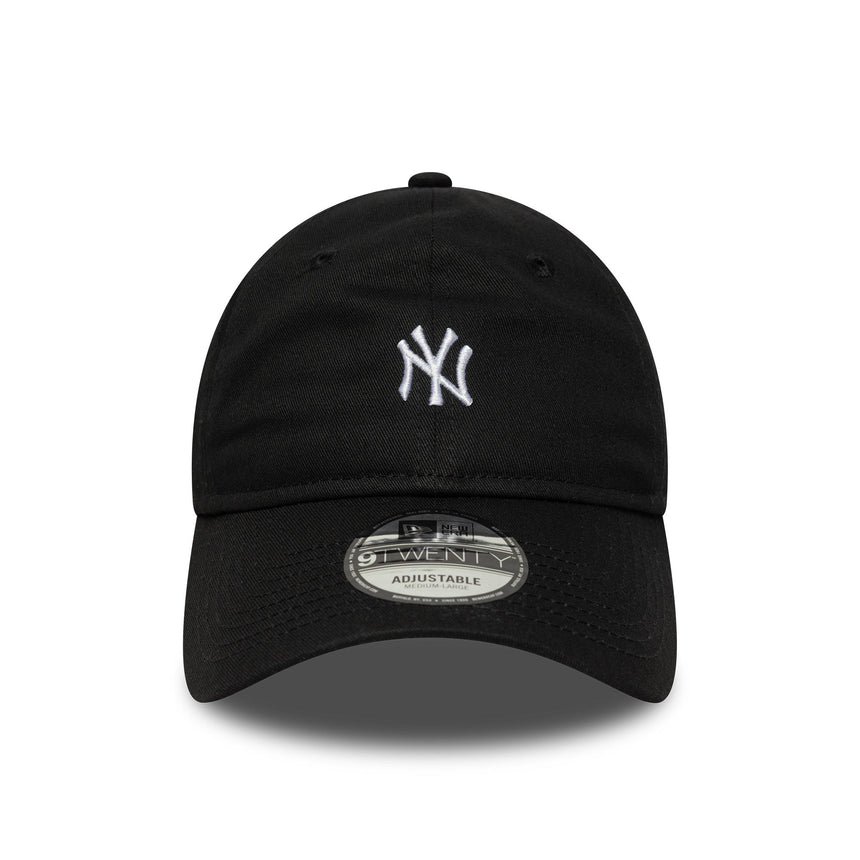 Gorra de los Yankees de Nueva York, New Era, 9TWENTY, negra.