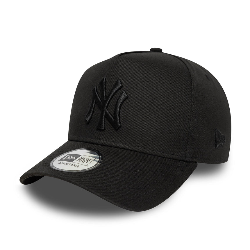 Gorra de los Yankees de Nueva York, New Era, esencial, totalmente negra