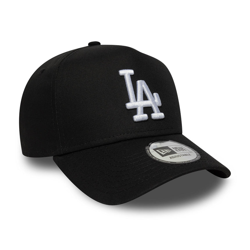 Gorra de los Dodgers de Los Ángeles, New Era, 9FORTY, esencial, A-frame, negra