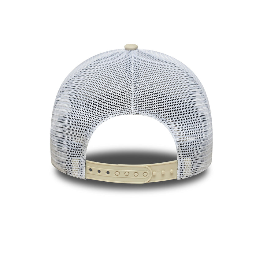 Gorra Alpine, trucker, estacional, New Era, 9FORTY, crema