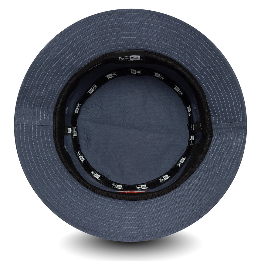 Sombrero tipo cubo Haas, de temporada, entallado, New Era, 9FORTY, azul