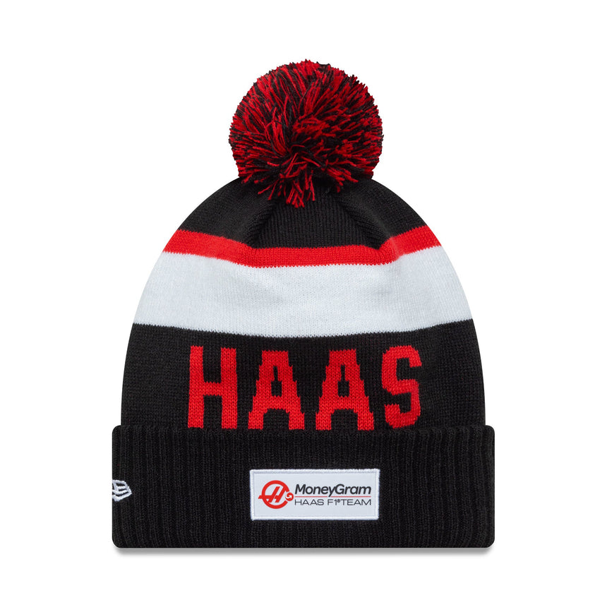 Gorro de punto Haas, logotipo tipográfico, New Era, multicolor