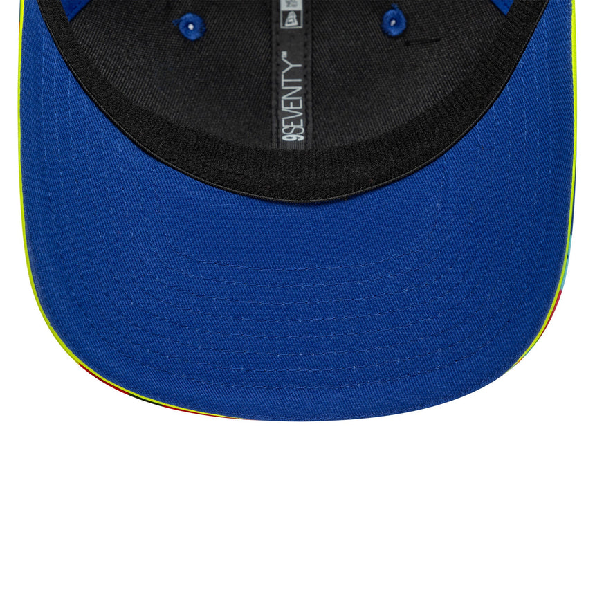 Gorra Valentio Rossi #46, trucker, VR46, New Era, 9SEVENTY, azul