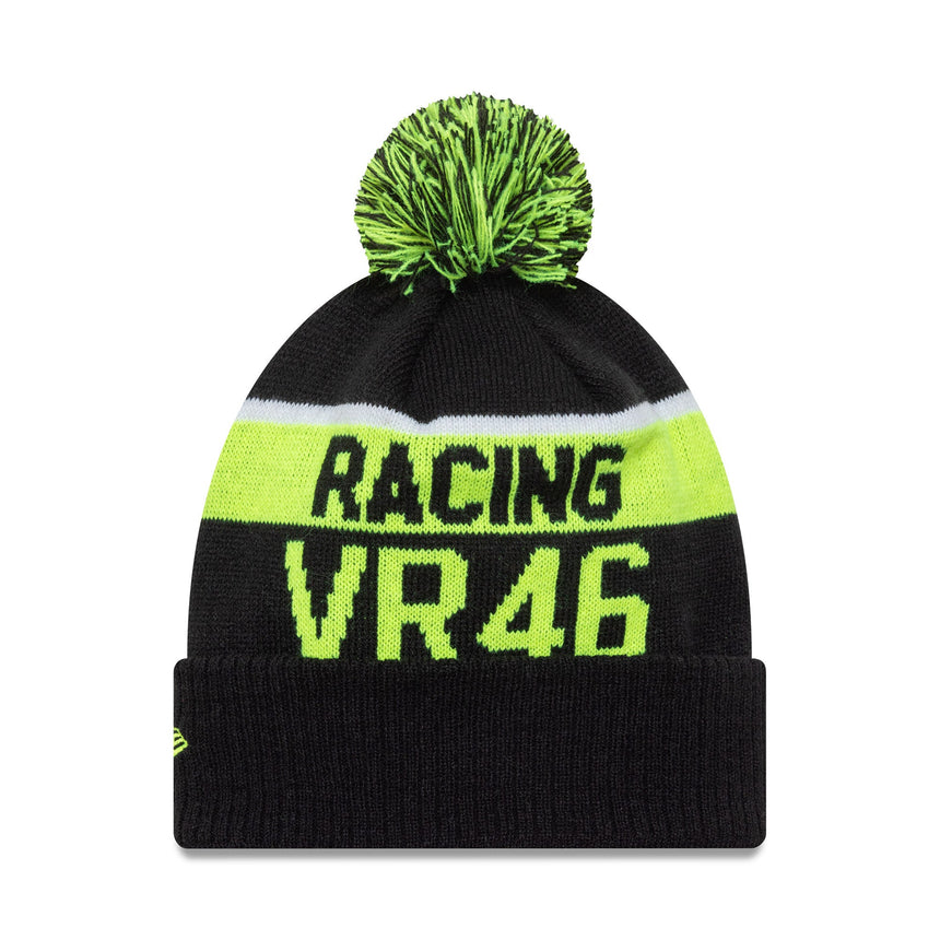 Gorro de punto Valentino Rossi #46, VR46, logomarca, New Era, multicolor