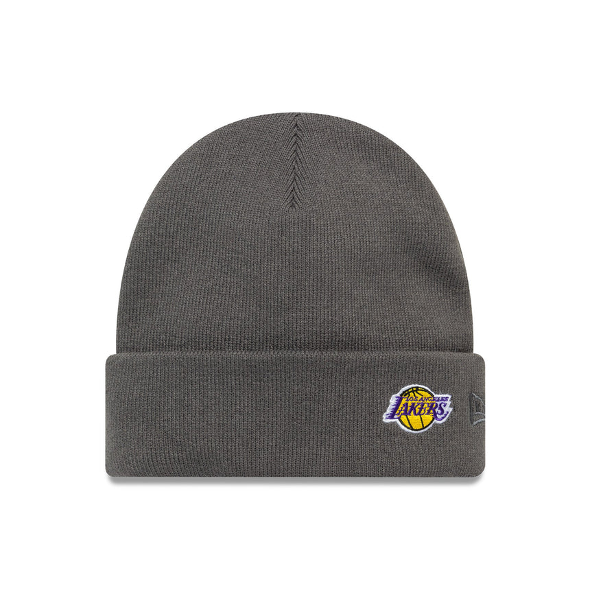 Gorro beanie de los Ángeles Lakers, New Era, gris