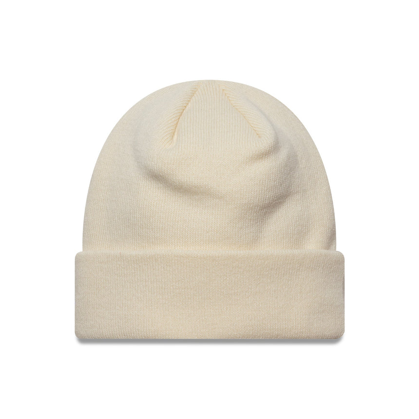 Gorro beanie de los New York Yankees, rosa con lentejuelas, para mujer, New Era, color crema