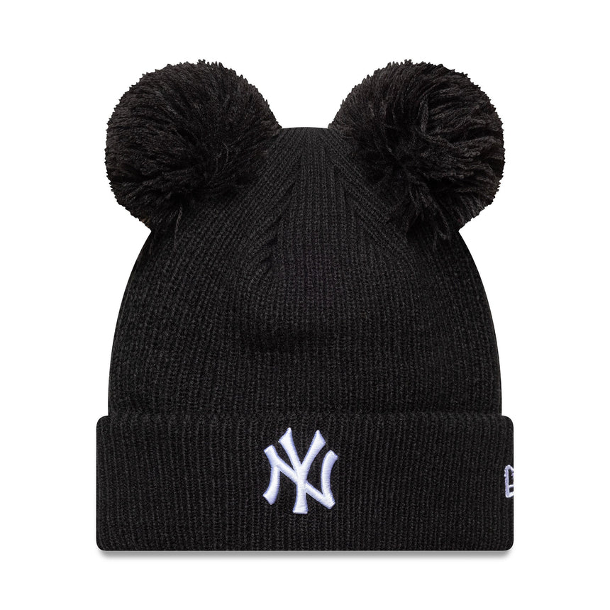 Gorro tipo beanie de Yanquis de Nueva York, New Era, negro