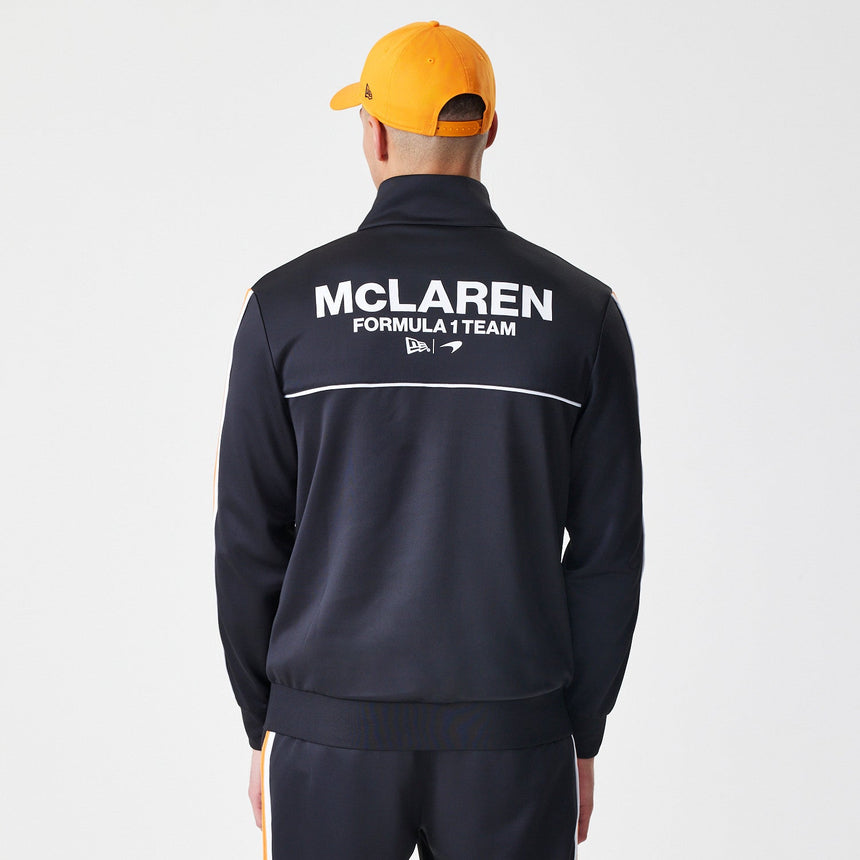 Suéter de McLaren, con cremallera completa, New Era, negro
