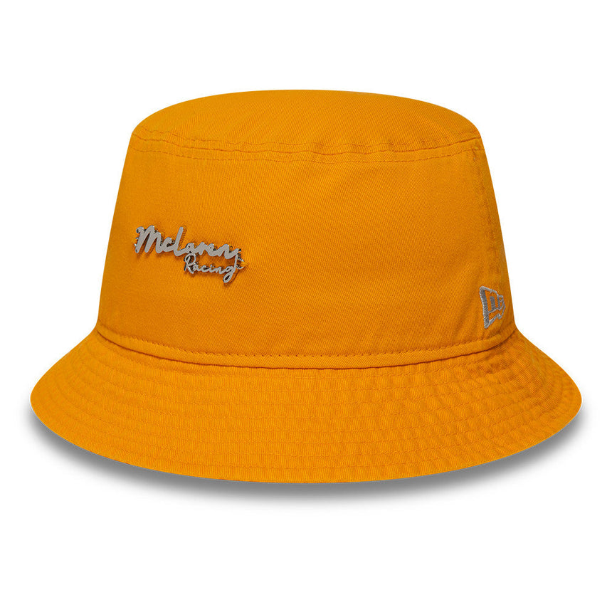 Sombrero tipo cubo McLaren x Reiss, con forma cónica, New Era, naranja