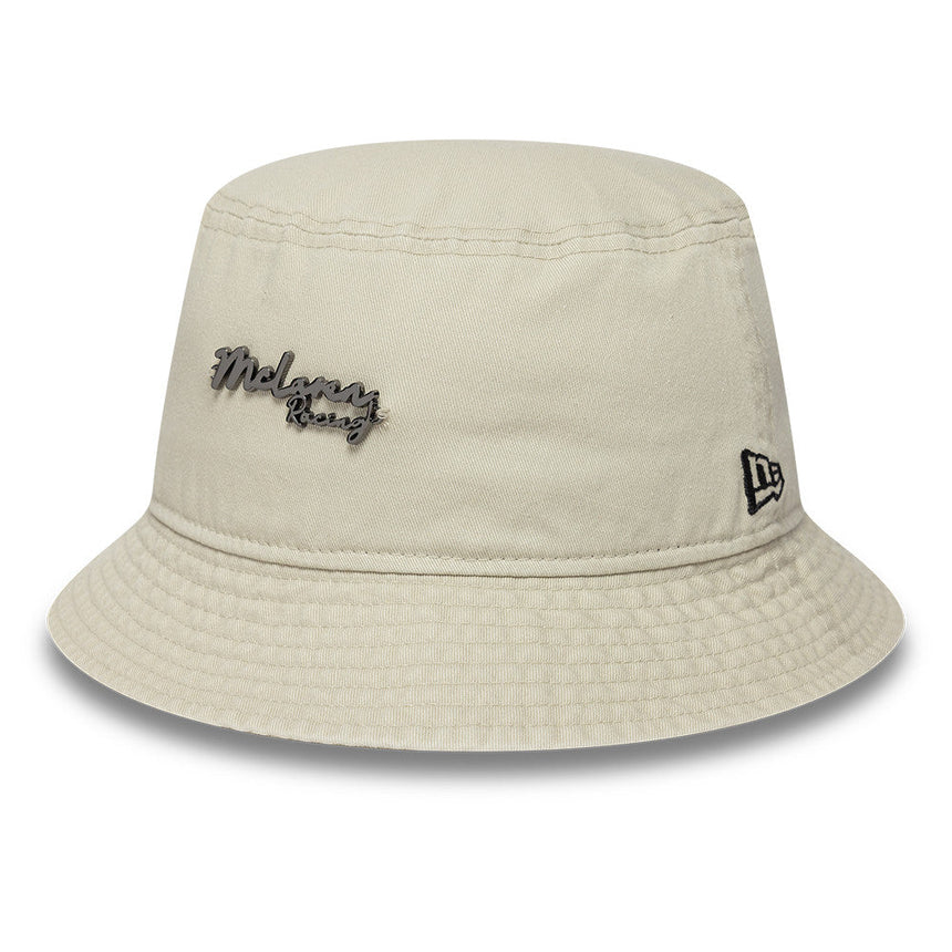 McLaren x Reiss sombrero tipo cubo, entallado, New Era, blanco