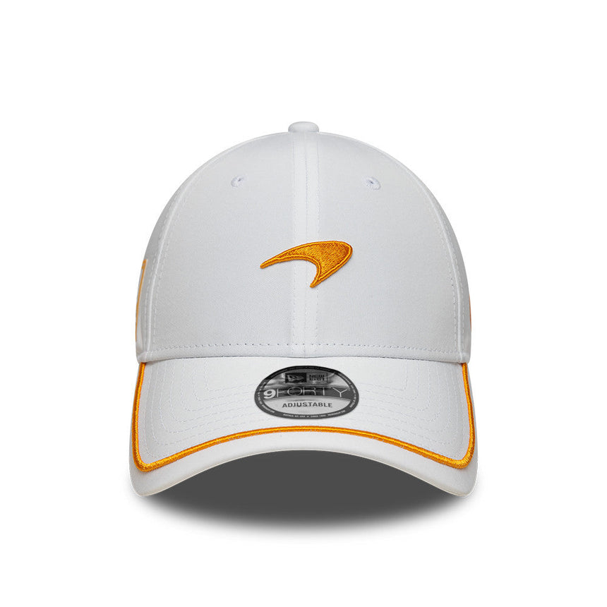 Gorra de McLaren, de temporada, New Era 9FORTY, blanca
