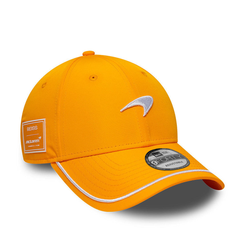 Gorra McLaren, de temporada, New Era 9FORTY, naranja