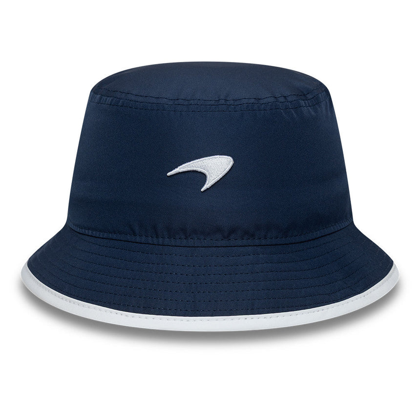 Sombrero bucket McLaren x Reiss, de temporada, tipo entallado, New Era, 9FORTY, azul