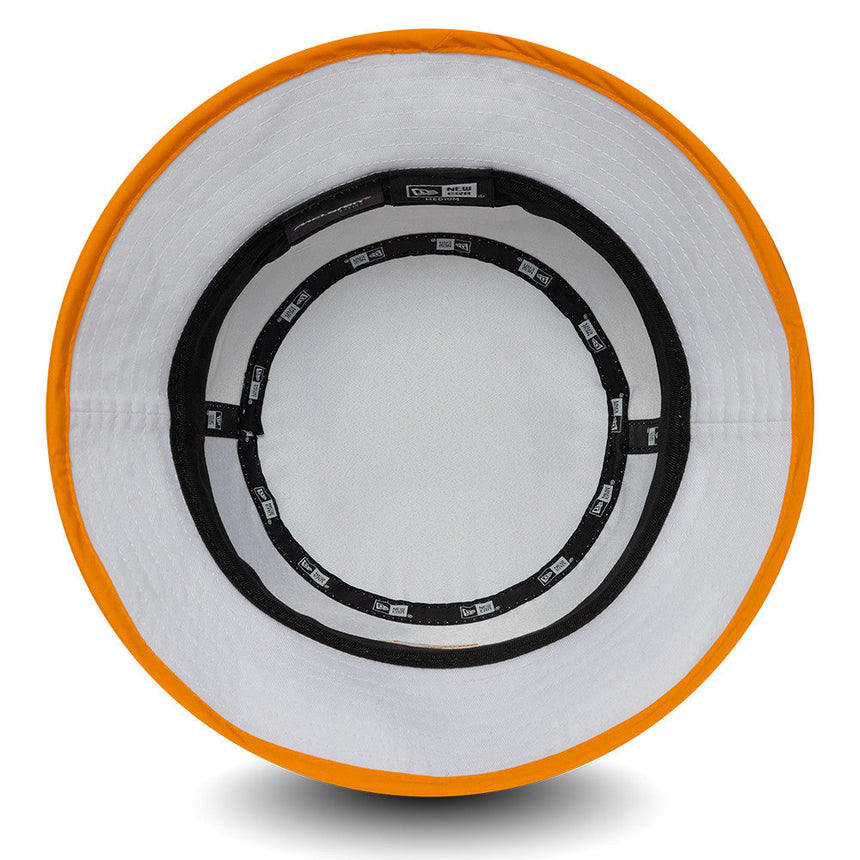 Sombrero tipo cubo McLaren x Reiss, de temporada, cónico, New Era, 9FORTY, blanco