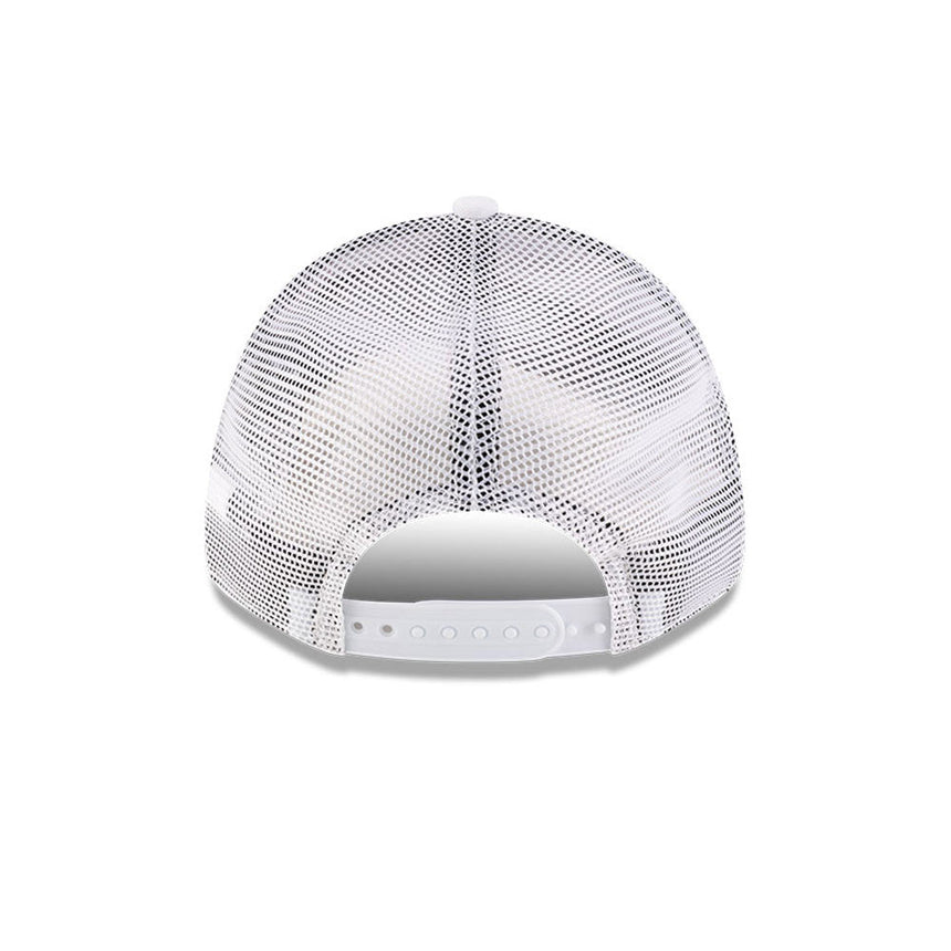 Gorra Visa RB, estilo trucker, edición especial de Miami, New Era, 9FORTY, blanca