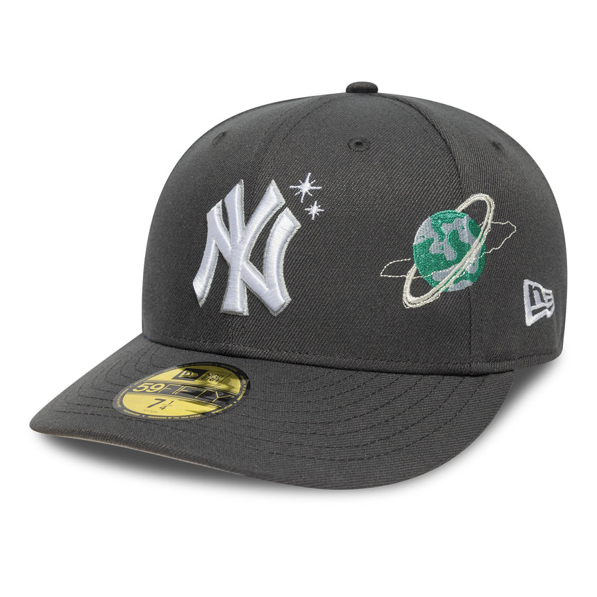 Gorra de los Yankees de Nueva York, PLANET ICON, 59FIFTY, PC, camuflaje, negro