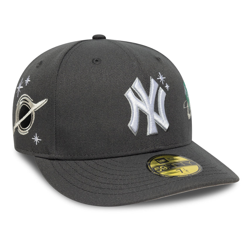 Gorra de los Yankees de Nueva York, PLANET ICON, 59FIFTY, PC, camuflaje, negro
