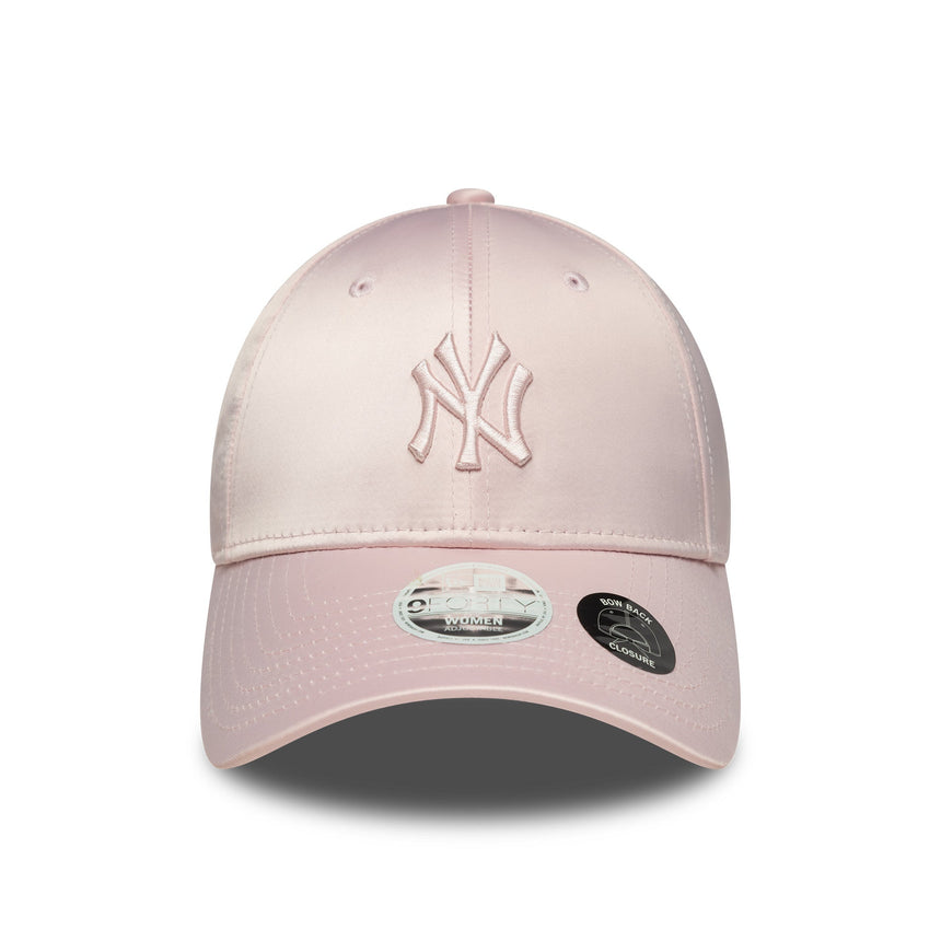 Gorra de los New York Yankees, espalda con lazo de satén, New Era, 9FORTY, rosa, rosa