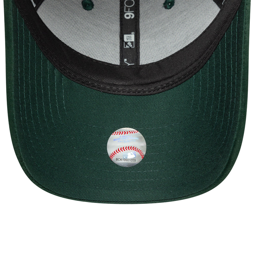 Gorra de los Yankees de Nueva York, para mujer, velour, 9FORTY, New Era, verde