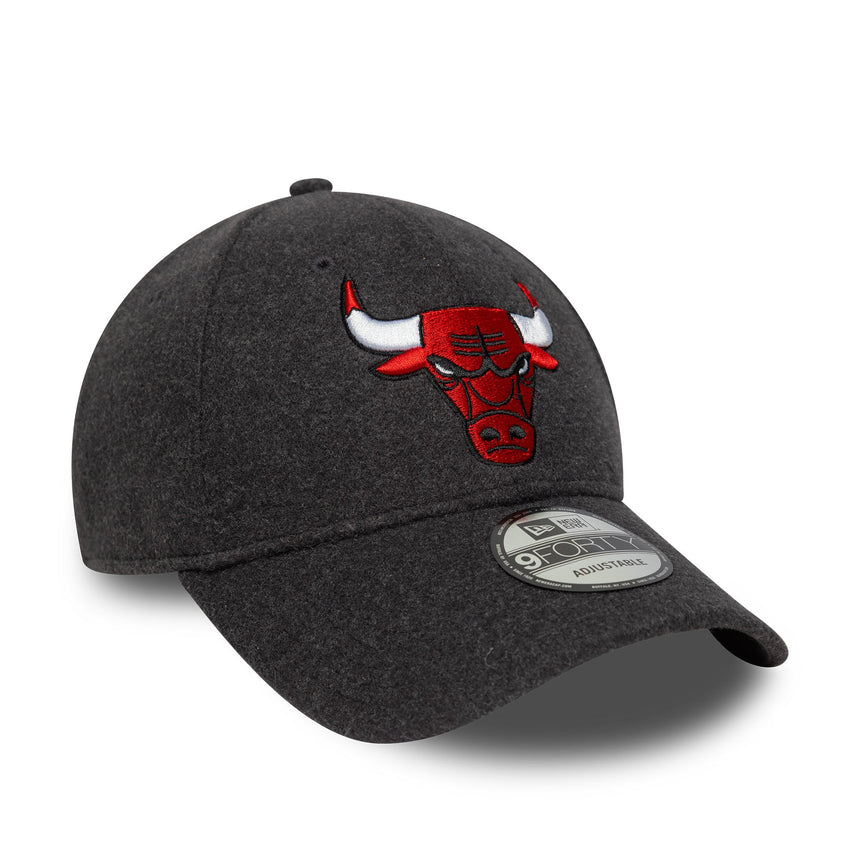 Gorra Chicago Bulls, lana melton, 9FORTY, Chicago Bulls, gris, gris