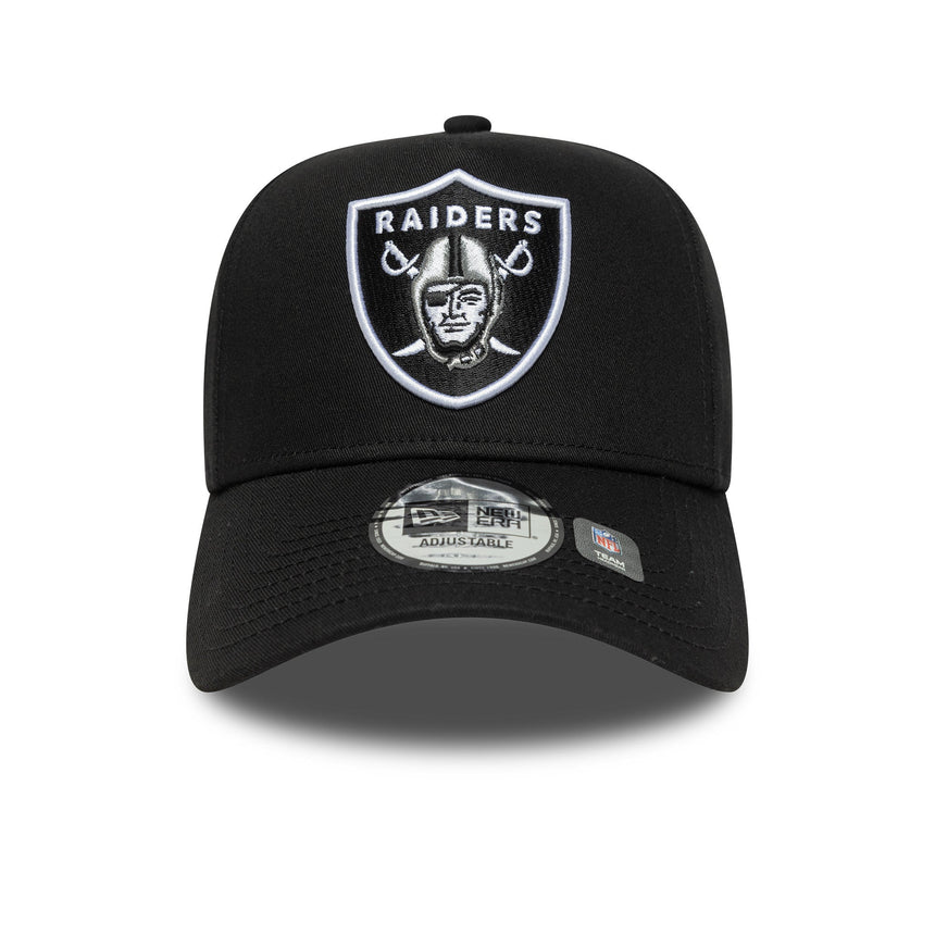 Raiders de Las Vegas, parche lateral, New Era, A-frame, negro