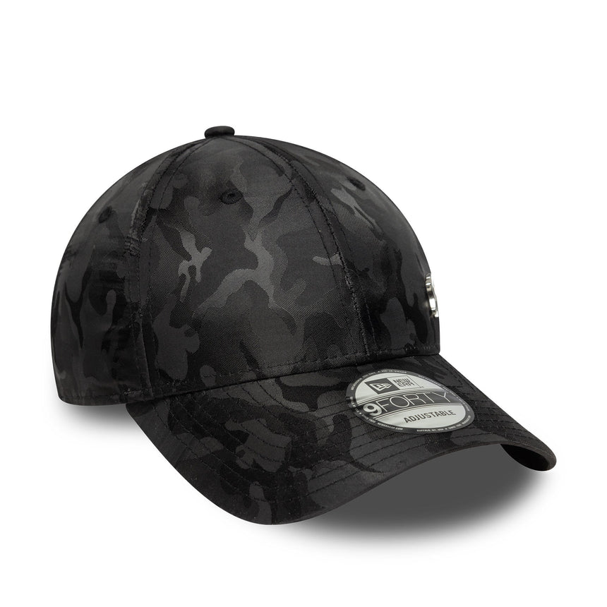 Gorra de Yanquis de Nueva York, pin impecable, New Era, 9FORTY, camuflaje, negro