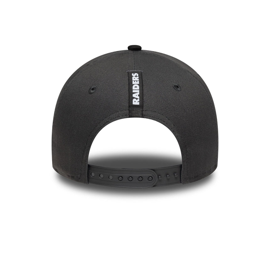 Gorra de los Raiders de Las Vegas, pin impecable, New Era, negro