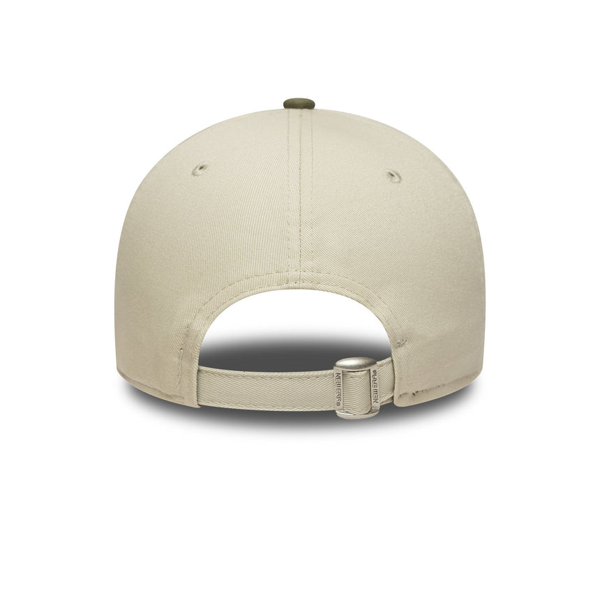 Gorra de los Yankees de Nueva York, parche lateral, New Era, 9FORTY, camuflaje, gris