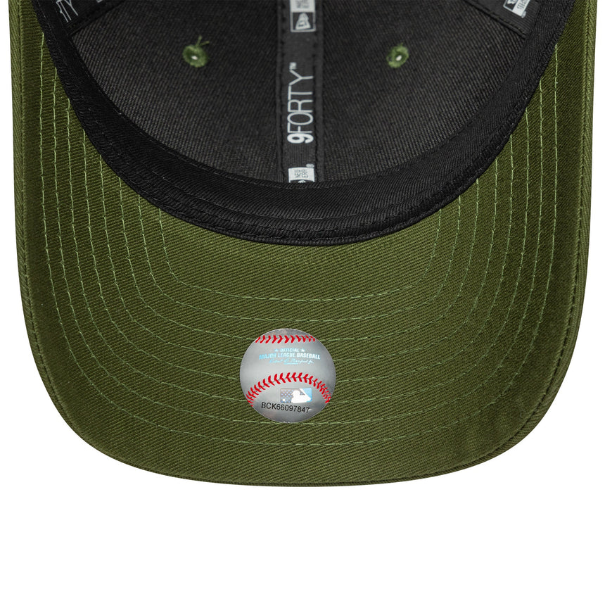 Gorra de los Yankees de Nueva York, parche de la Serie Mundial, New Era, 9FORTY, parche, verde